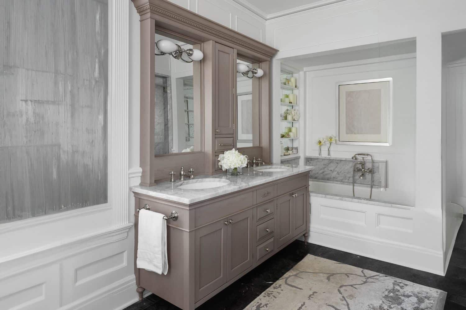 Custom bathroom vanity in evanston IL