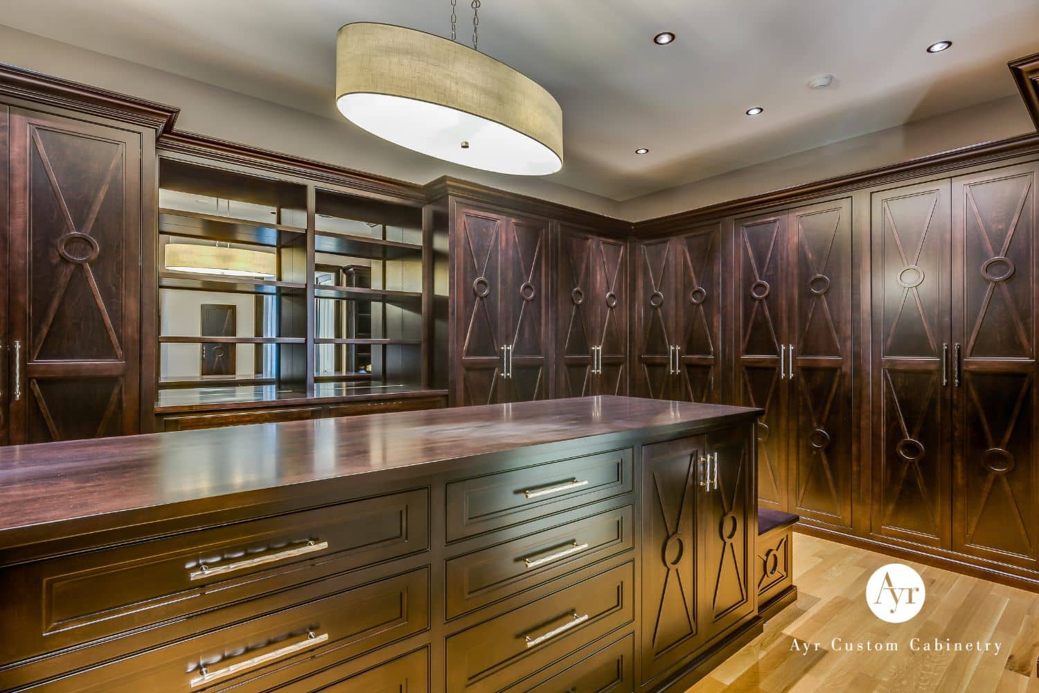 Custom closet with plentiful storage