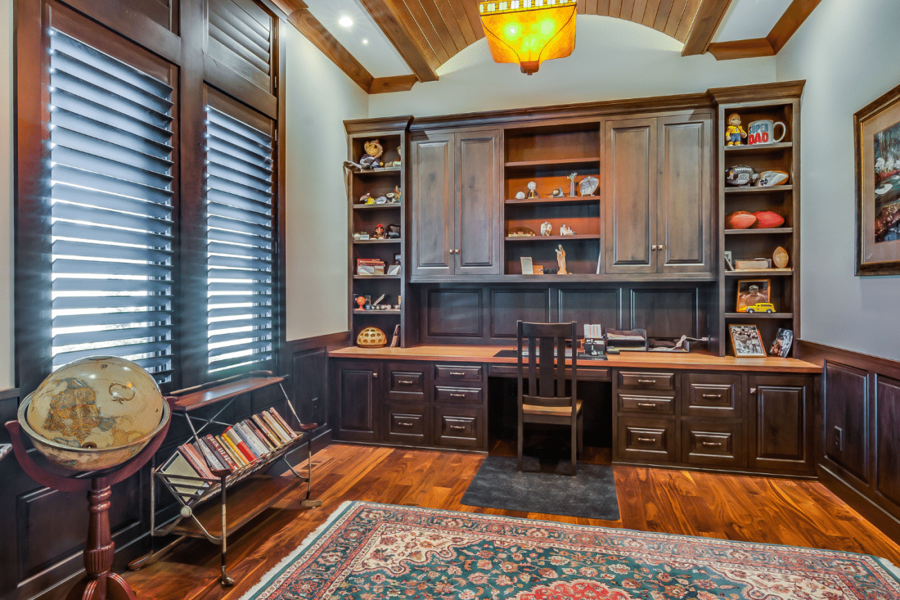 Custom Office and Library Cabinets in Florida  