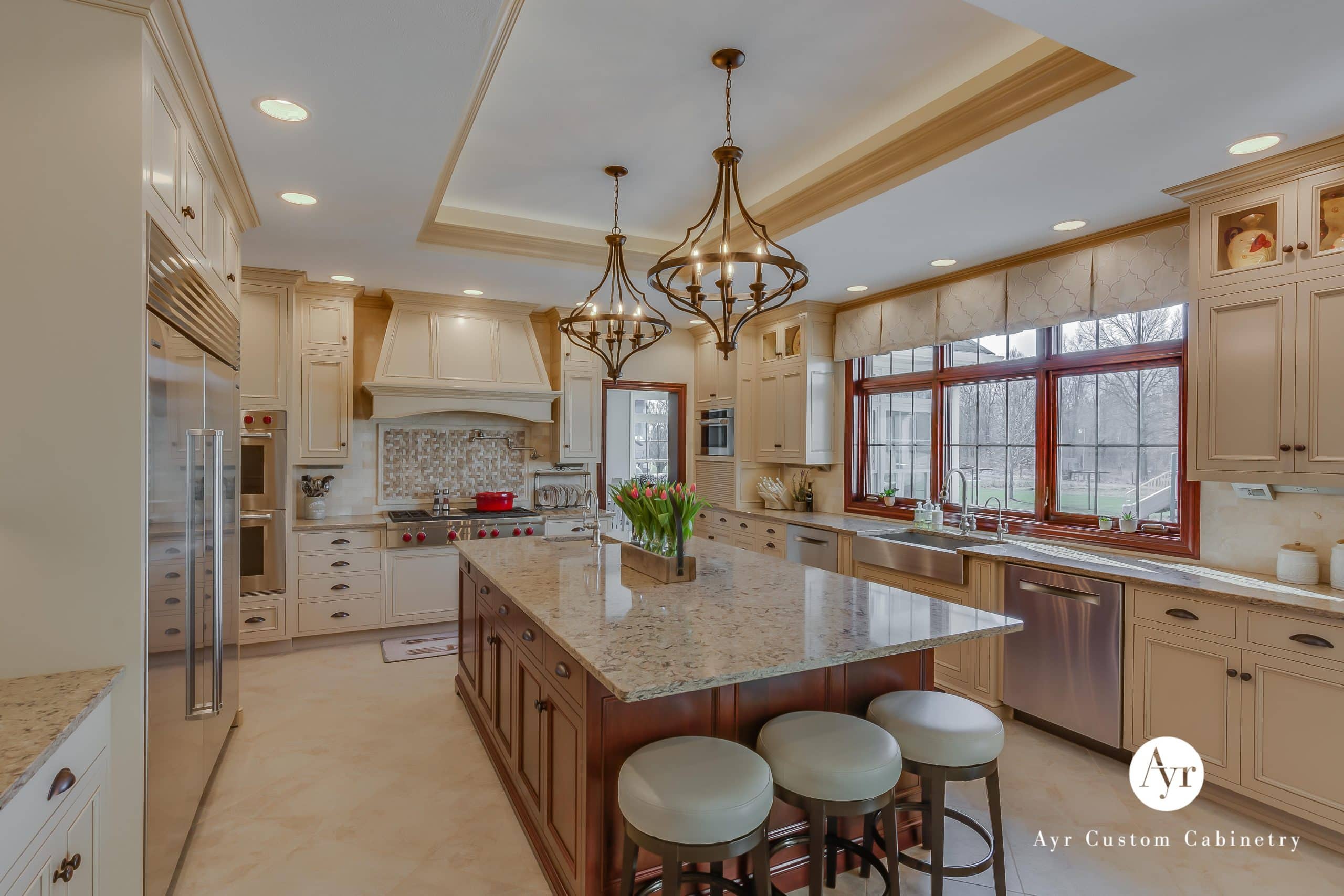 custom kitchen island in bremen indiana