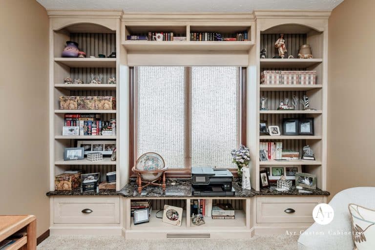 custom bookshelf cabinets in nappanee indiana