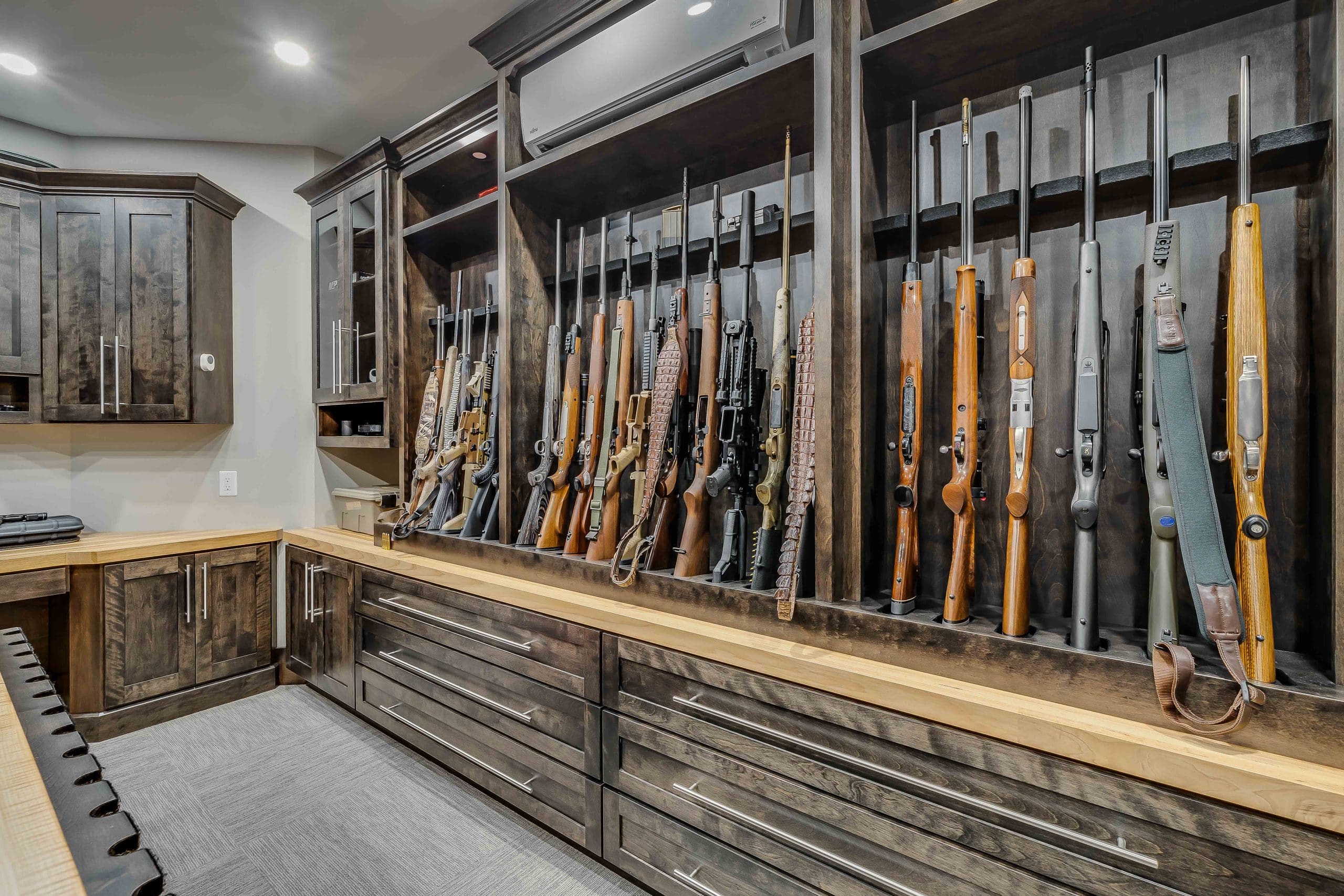 custom gun storage cabinets in middlebury in