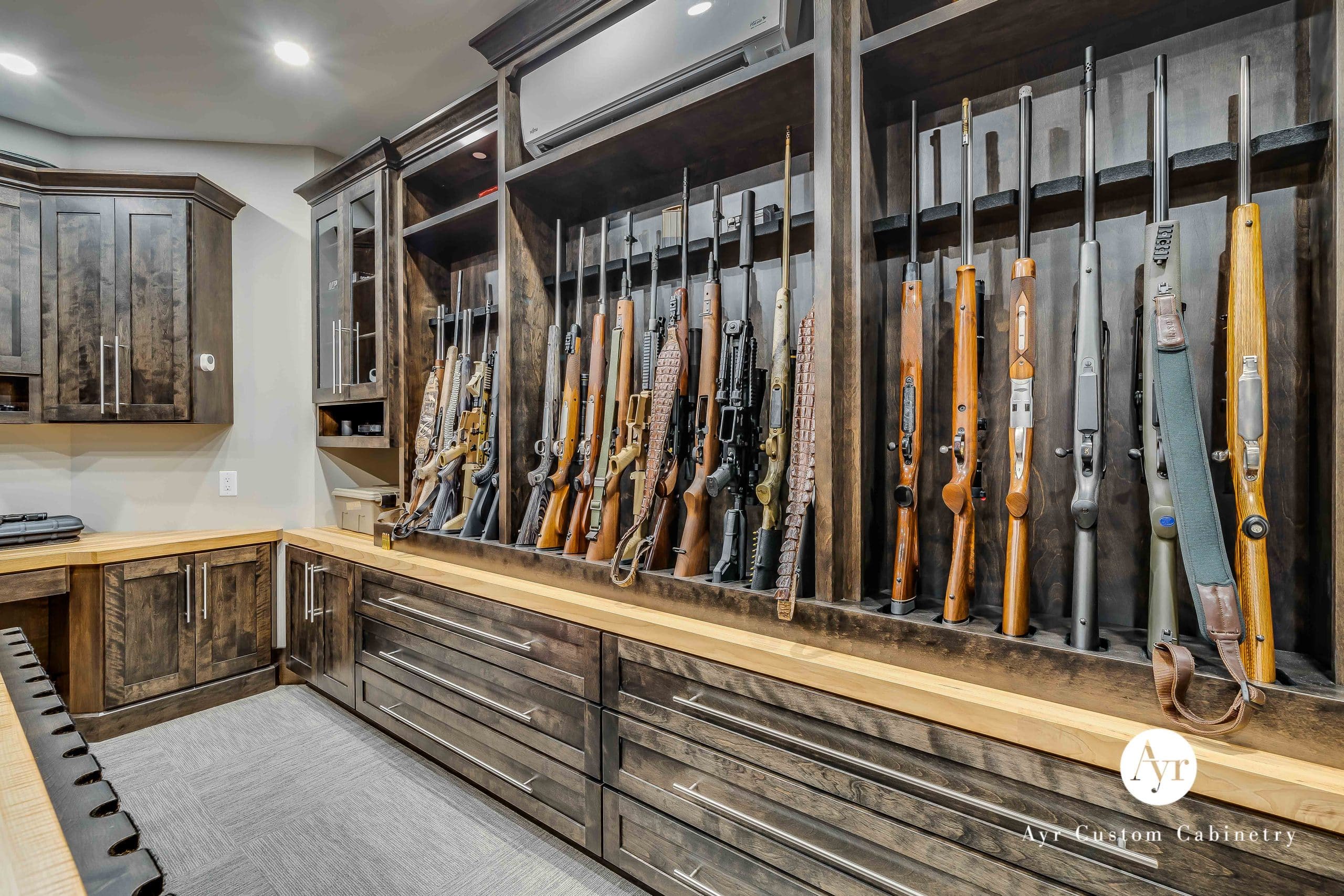 custom full room gun cabinets